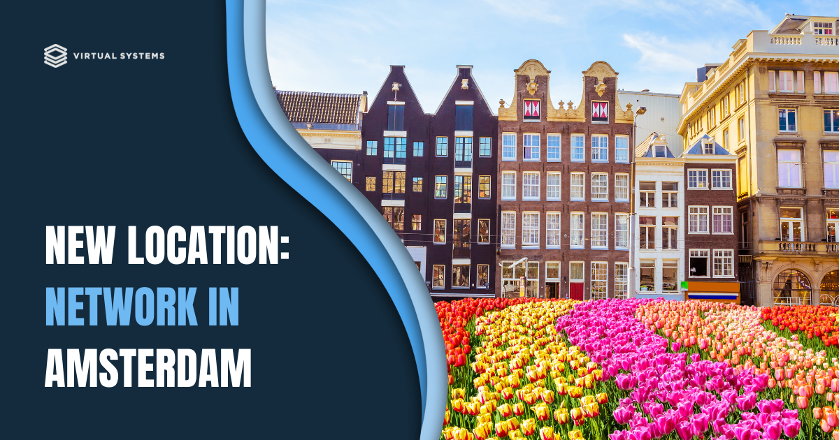 New location in Amsterdam, the Netherlands 